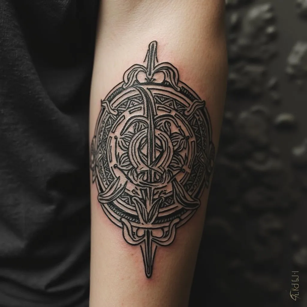 Tatuaje de Tríqueta Celta